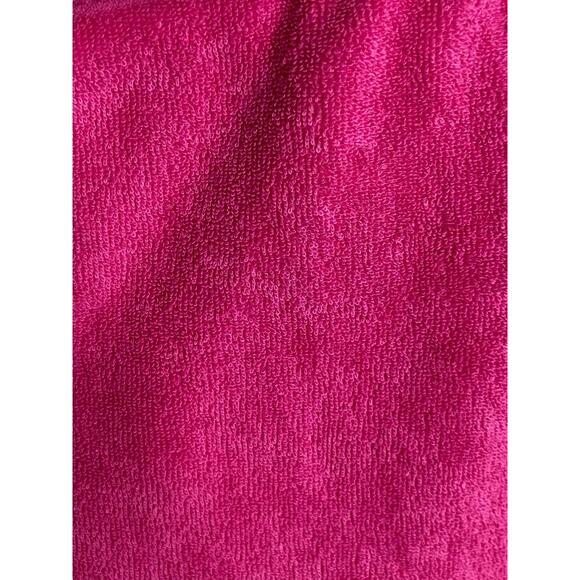 Solid & Striped Mini Bailey Terrycloth Dress Knot Detail Pink Strawberry Medium - Picture 10 of 10